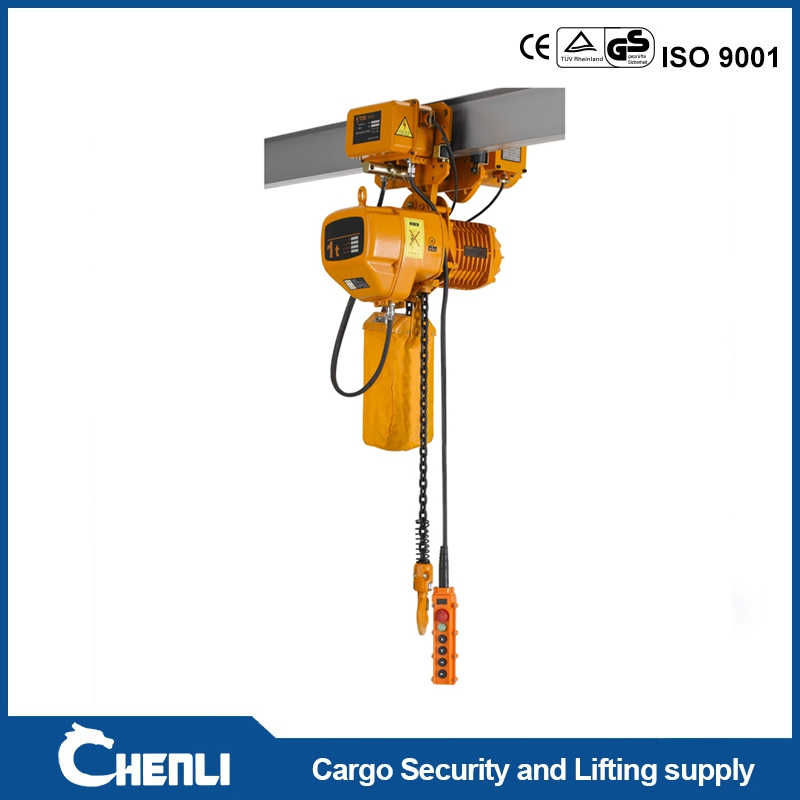 1-3 Ton Electric Chain Hoist Trolley Winch 220-440V 50/60Hz for Industrial Use