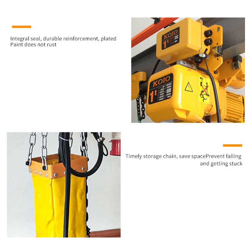 CE Certified Electric Chain Hoist - G80 Alloy Steel Chain for Maximum Safety