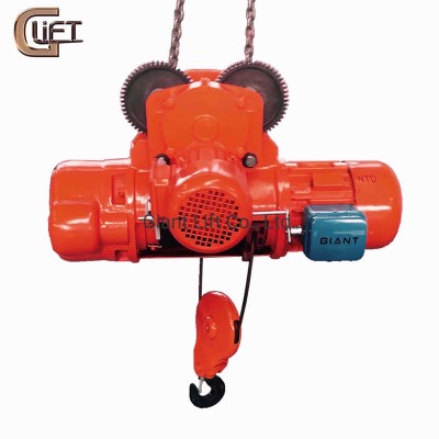 0.5-20 Ton Electric Wire Rope Hoist Single/Double Speed Crane Hoist with Trolley