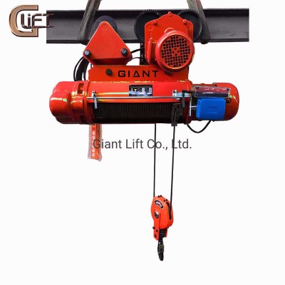 Industrial Electric Wire Rope Hoist 0.5-20t - Remote Controlled with Trolley