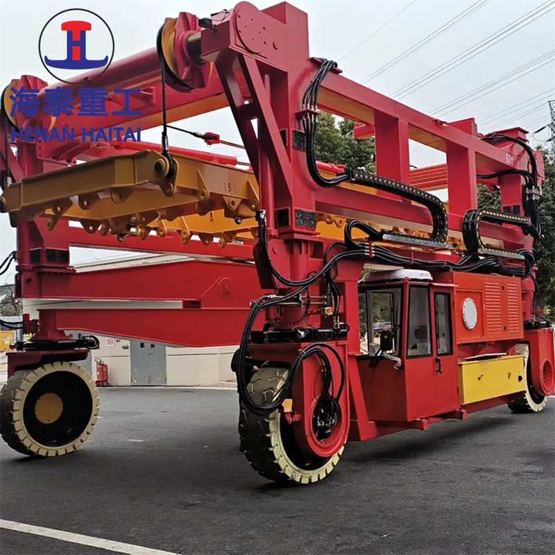 CE Certified Straddle Carrier - 35ton Capacity for Seaport Container Operations