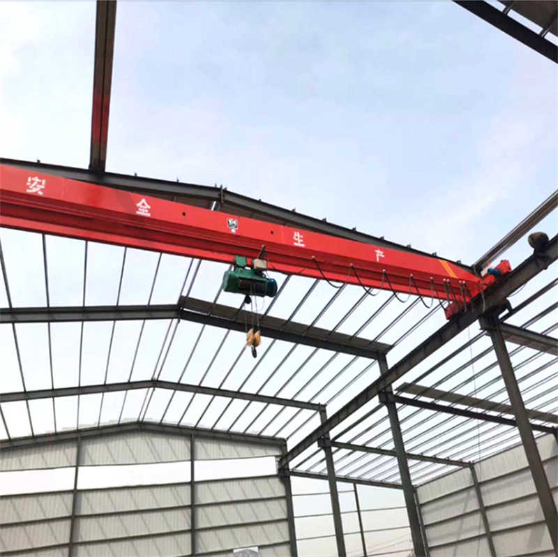 10 Ton Overhead Traveling Crane Single Girder Design for Manufacturing Plants