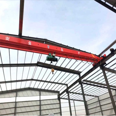 10 Ton Overhead Traveling Crane Single Girder Design for Manufacturing Plants