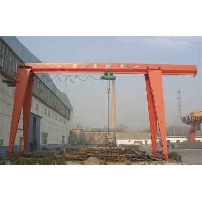 Outdoor Single Beam Gantry Crane - 16T MH Type for Construction Sites