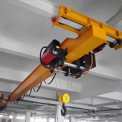 Single Girder Overhead Crane with 15T Wire Rope Hoist – Export to Russia