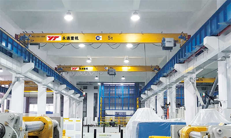 Factory Use 1-20 Ton Overhead Bridge Crane - Customizable Capacity