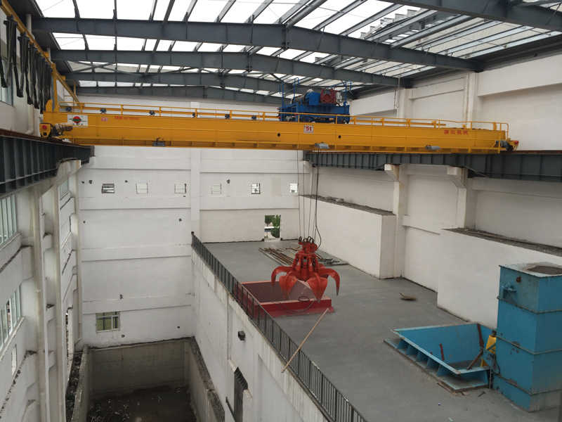 QZ Series 20T Peel Grab Overhead Crane - Scrap Yard Heavy Lifting - $82,000