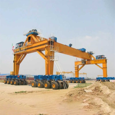 8-Wheel RTG Crane 40T Lifting Capacity Steering for Precise Container Stacking