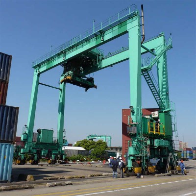 Customizable RTG Crane - Span 1-8 Containers Wide - 25T-60T Lifting Capacity