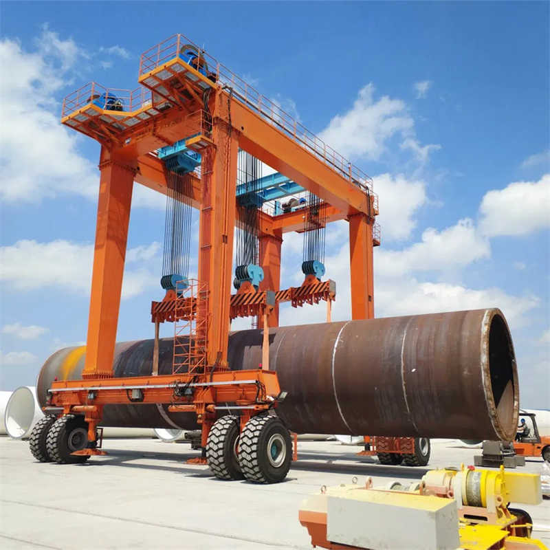 Customizable RTG Crane - Span 1-8 Containers Wide - 25T-60T Lifting Capacity