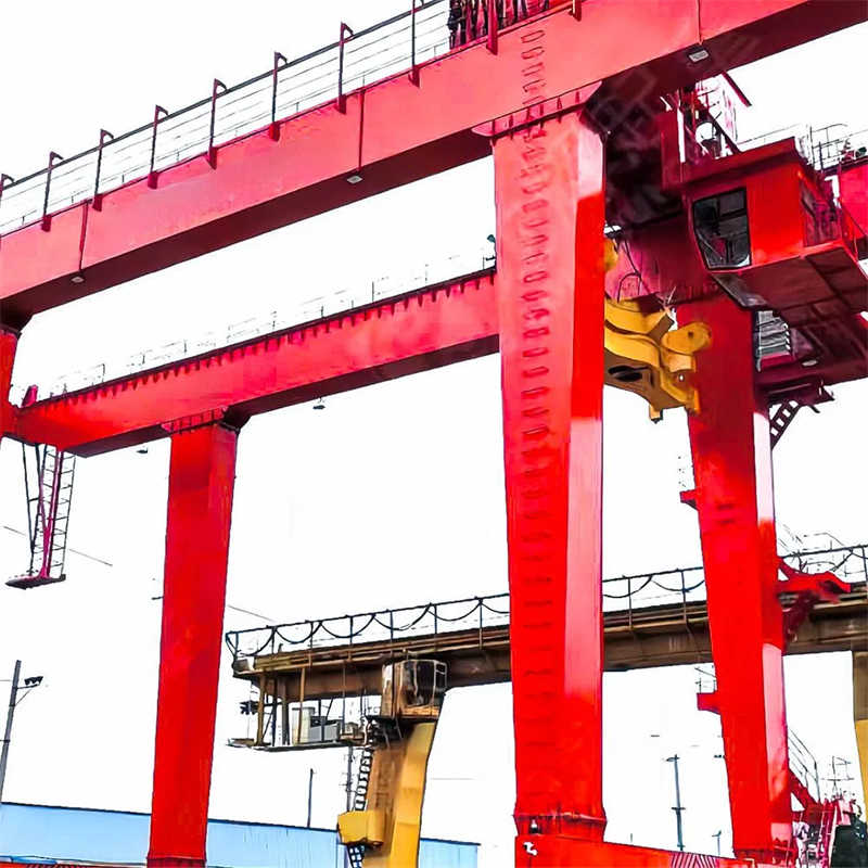 5T to 50T U-Frame Double Girder Gantry Crane for Sale – Outdoor/Industrial Use