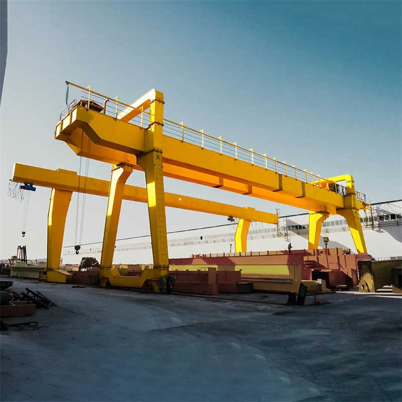Heavy-Duty 50 Ton Gantry Crane – Outdoor, Rail-Mounted, Electric Operation