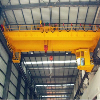 Big Capacity Double Beam Crane with Magnet Grab 5T to 50T Industrial Solution