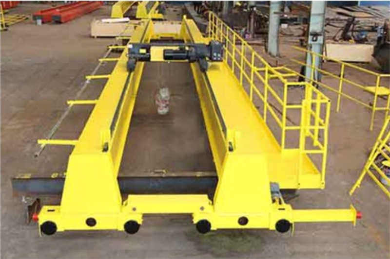 Big Capacity Double Beam Crane with Magnet Grab 5T to 50T Industrial Solution