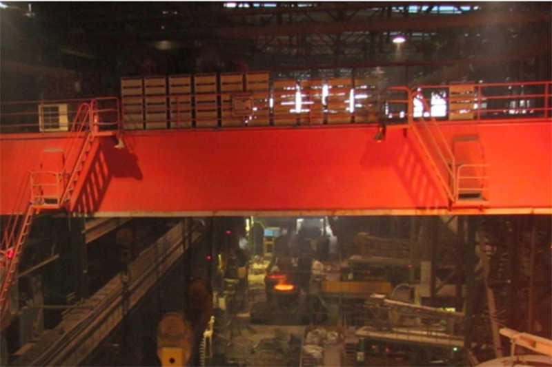Magnetic Double Girder Overhead Crane Perfect for Steel Plate Handling 5-50T