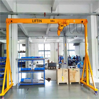 Mini Gantry Crane 0.5T to 5T – No Electric Needed, Manual Operation
