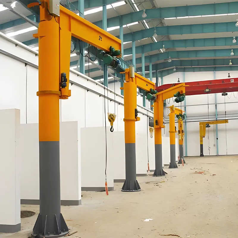 Pillar Mounted Jib Crane 0.5T-2T - Heavy Duty Cantilever for Factory Lifting