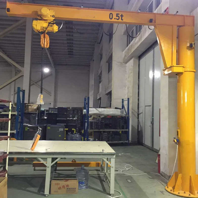 Stationary Column Jib Crane 1 Ton - Fixed Base for Precise Material Handling