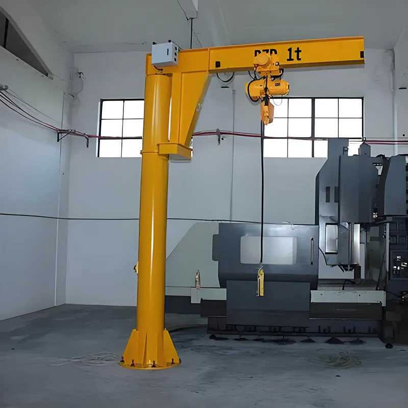 Stationary Column Jib Crane 1 Ton - Fixed Base for Precise Material Handling