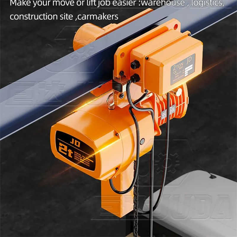 Lifting Material Handling Equipment Electric Chain Hoist 1ton Factory Wholesale