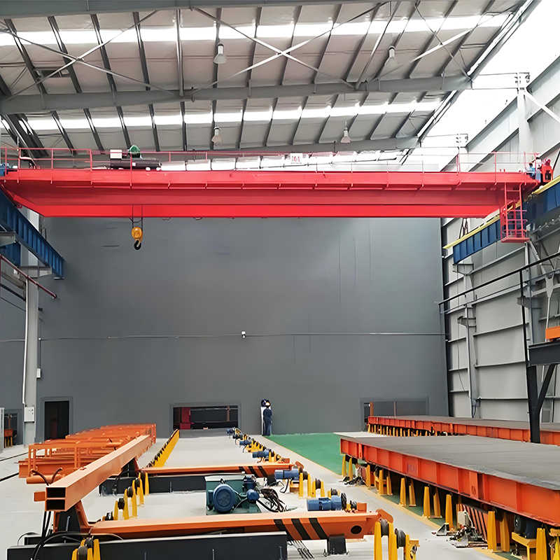 Customized 10-100 Ton Double Girder EOT Crane with Variable Speed Control