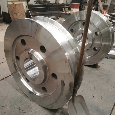 Professional Forged Gantry Overhead Crane Wheel Trolley Rail Steel Wheels