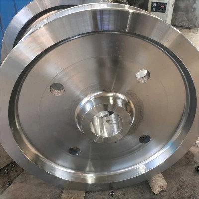 Pressure Casting Quenching Forging Passenger Coach Wheel Crane Rail Wheels