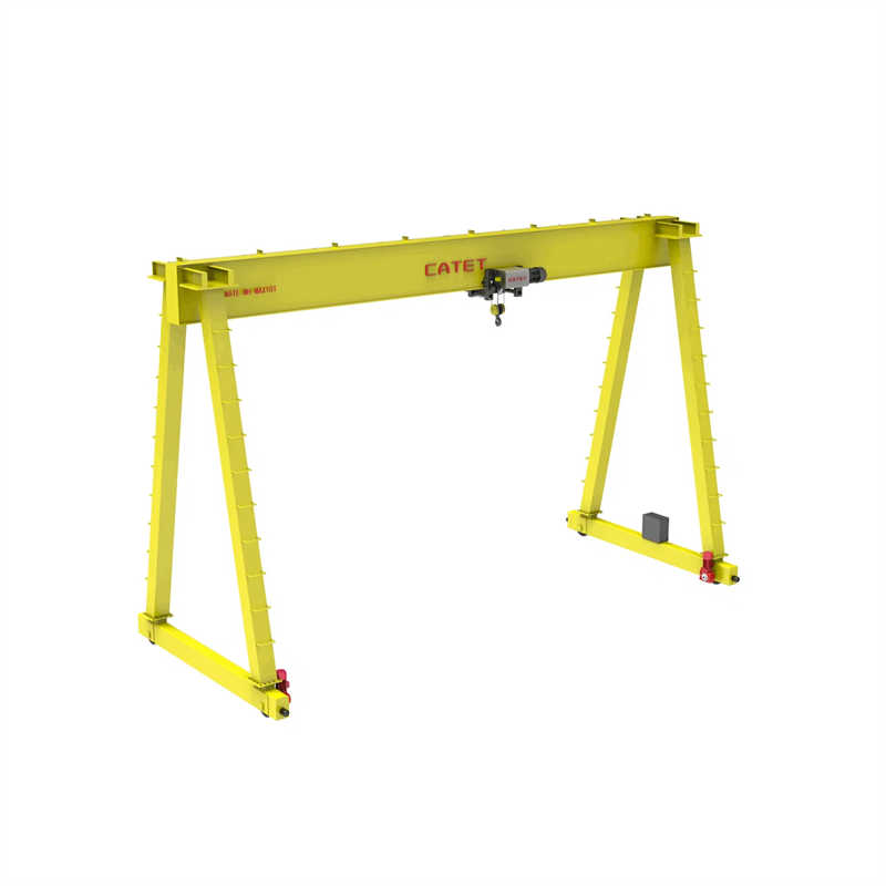 20T Single Girder Outdoor Gantry Crane Robust Steel Structure European Safety