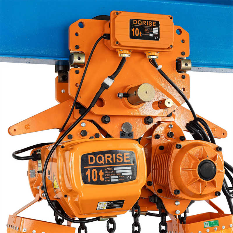 High Strength Stage Lifting Equipment Ring Chain Trolley Type Electric Hoist