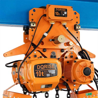 Light Duty 7.5ton Electric Mechanical Engine Lifting Chain Hoist with Trolley