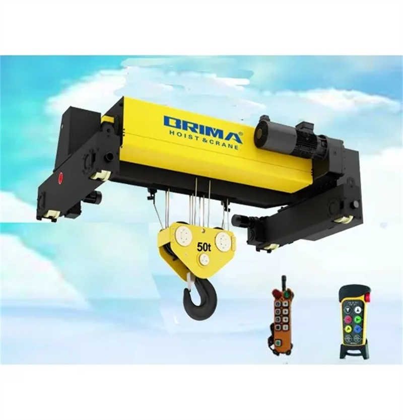 European Standard 5T Electric Wire Rope Hoist Compact Low Headroom Design