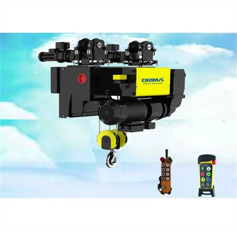 European Standard 5T Electric Wire Rope Hoist Compact Low Headroom Design