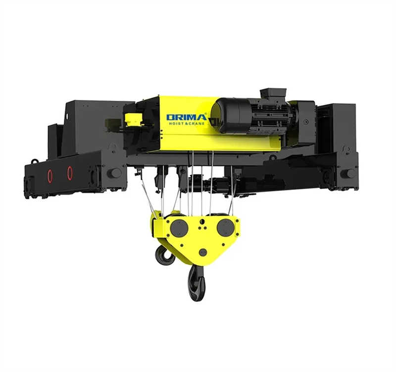 Industrial 5 Ton Electric Wire Rope Hoist - Space-Saving Low Headroom Design