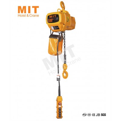 5 Ton Electric Chain Hoist with Integrated Trolley Smooth Precise Load Handling