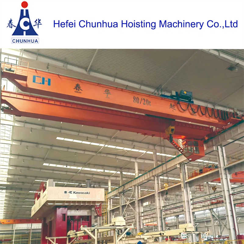 Custom 5t-100t Double Girder Overhead Crane CE & ISO Certified for Safety