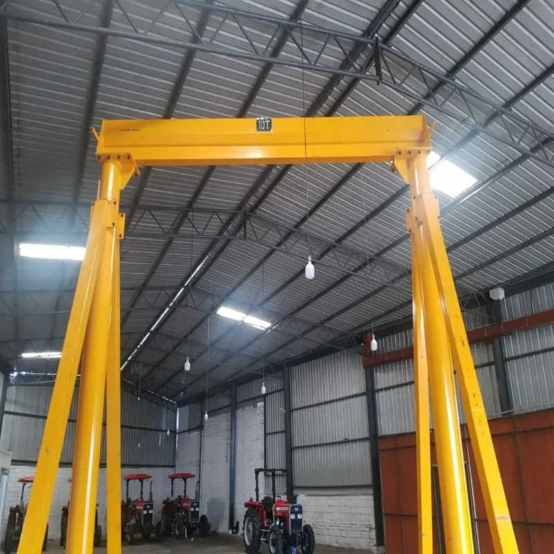 Stainless Steel Portable Gantry Crane - Corrosion Resistant 3t Model