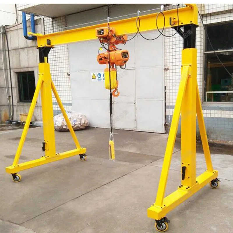 Workshop Portable Gantry Crane (1t-3t) - Easy Assembly & Mobility