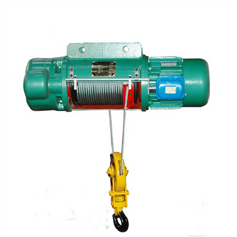 Single-Phase Electric Wire Rope Hoist (110V) - Ideal for Small Workshops