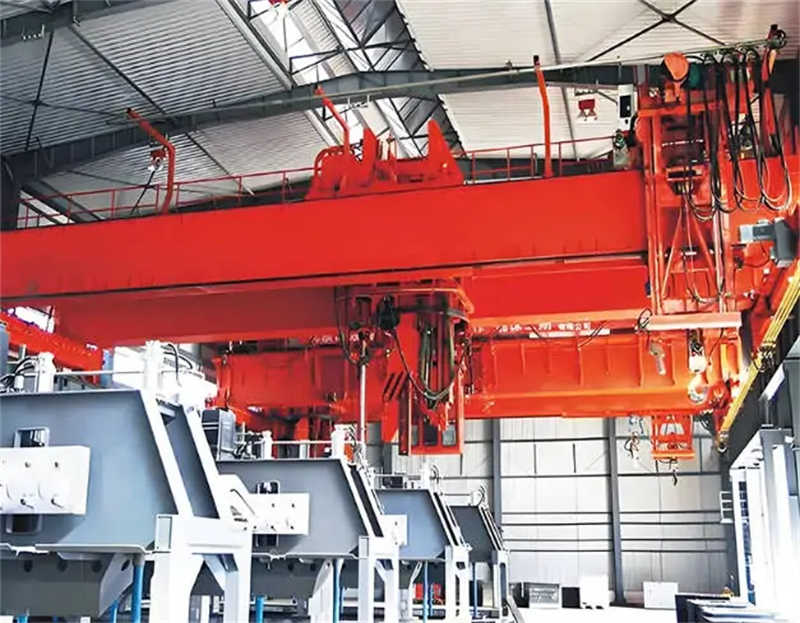 Industrial 10-100 Ton Multi-Function Foundry Crane for Aluminum Plants