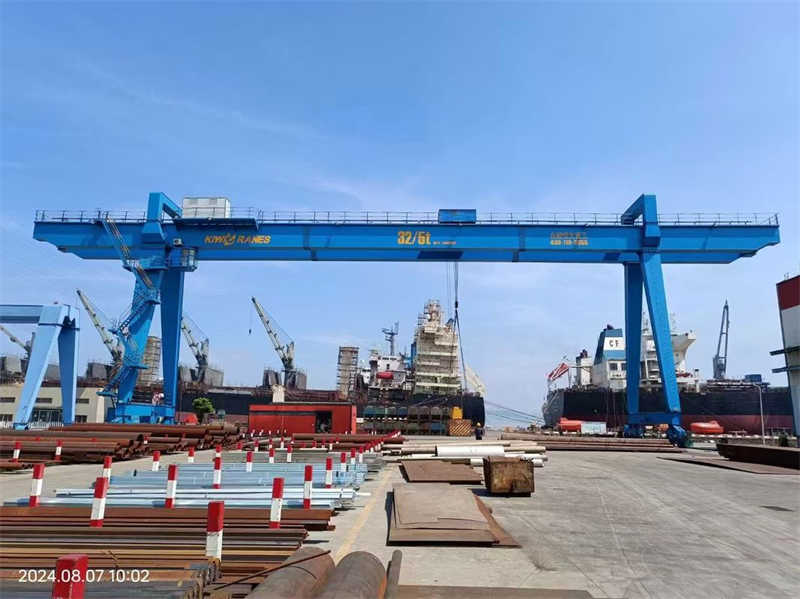 30 Ton Heavy Duty Single Girder Gantry Crane Wireless Remote for Operation