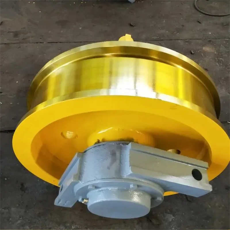 Customized Spare Parts Forged Gantry Overhead Crane Trolley Rail Steel Wheels