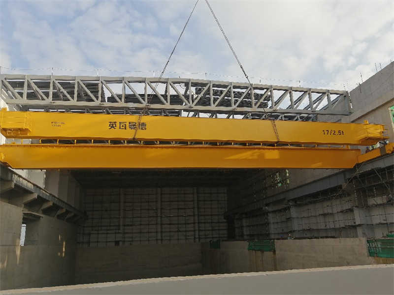30 Ton Single Girder Overhead Crane Compact European Design for Workshops
