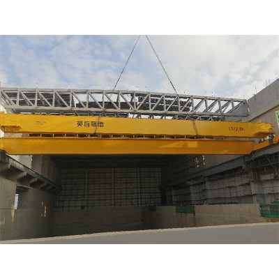 150 Ton Double Girder Bridge Crane Robust European Overhead Travelling System