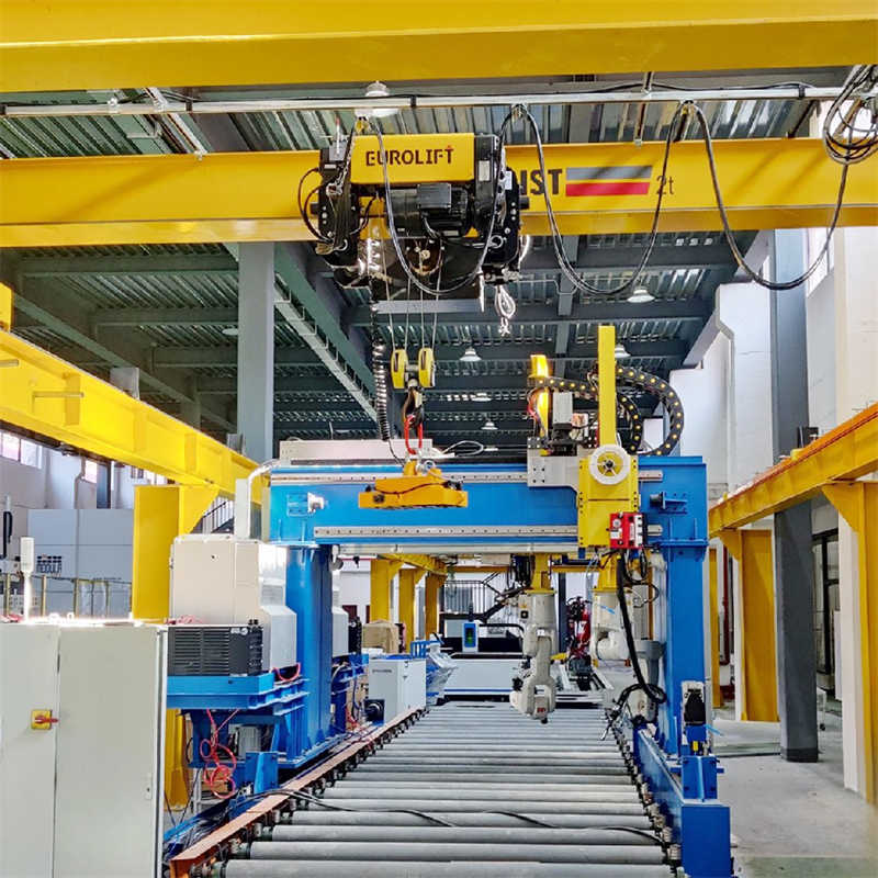 150 Ton Double Girder Bridge Crane Robust European Overhead Travelling System