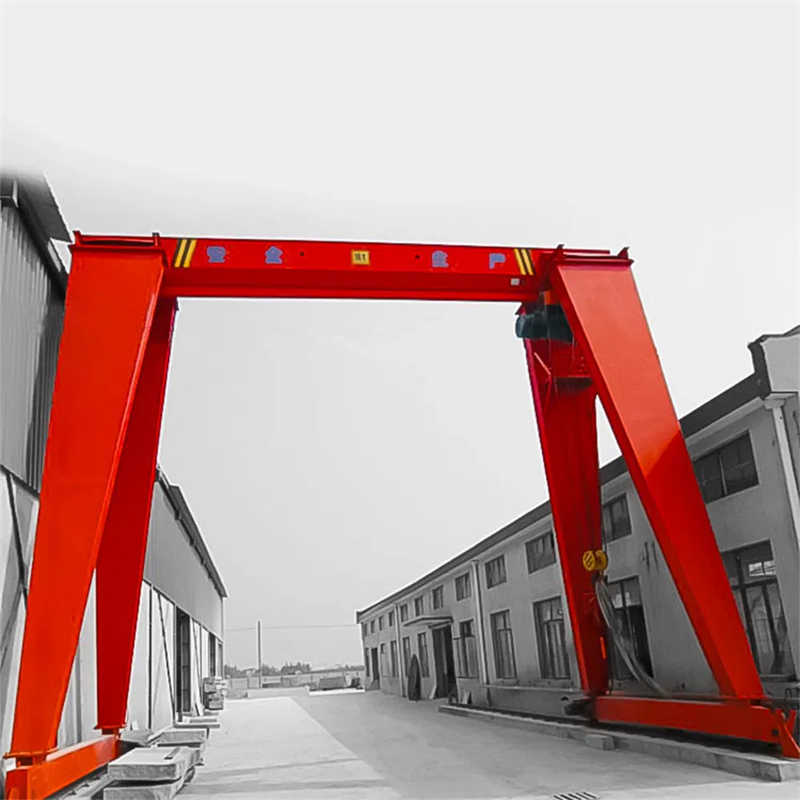 Heavy-Duty Single Girder Gantry Crane with Chain/Wire Rope Hoist