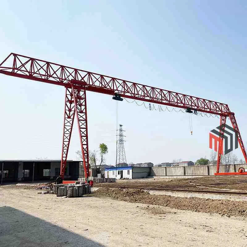 Lightweight A-Type Truss Gantry Crane with Manual/Electric Hoist