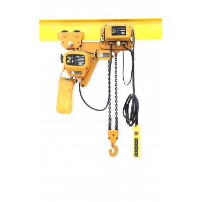 1-10 Ton Electric Chain Hoist with Traveling Trolley System