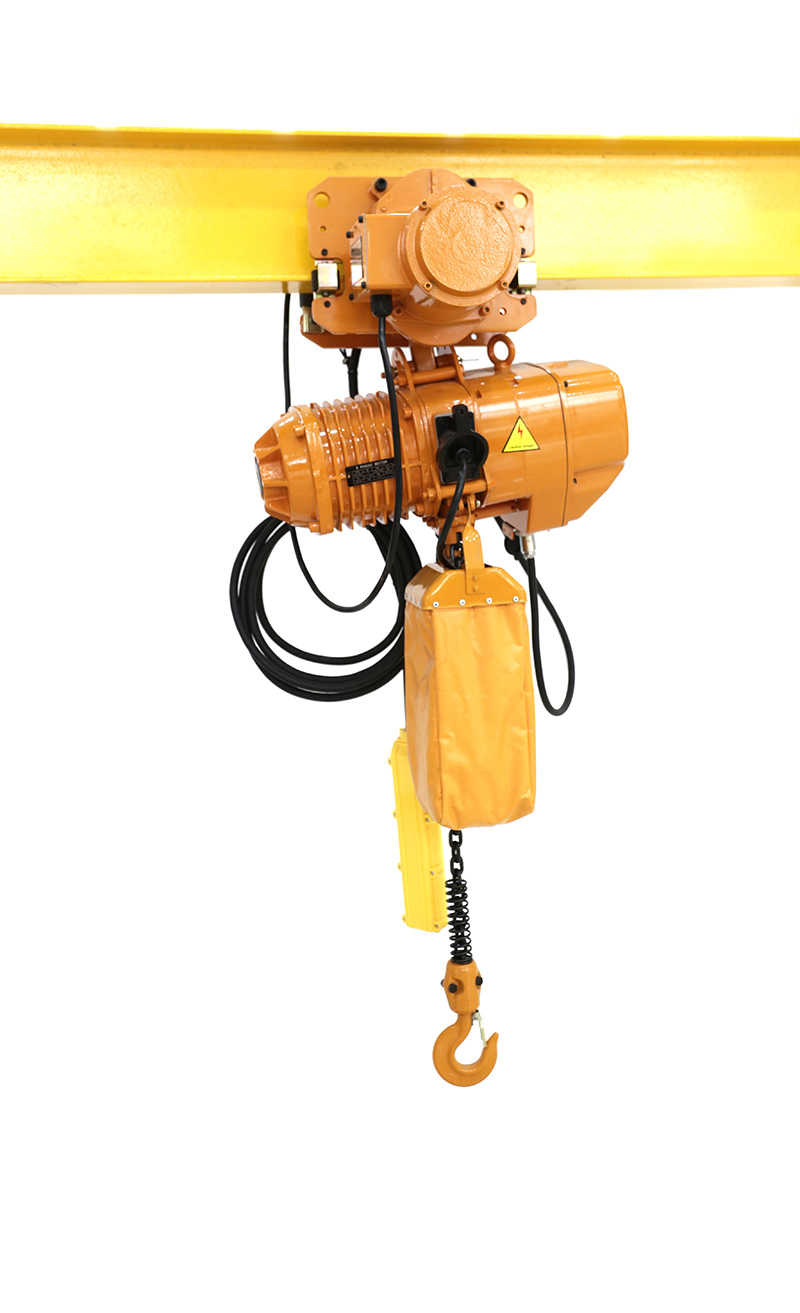 1-10 Ton Electric Chain Hoist with Traveling Trolley System