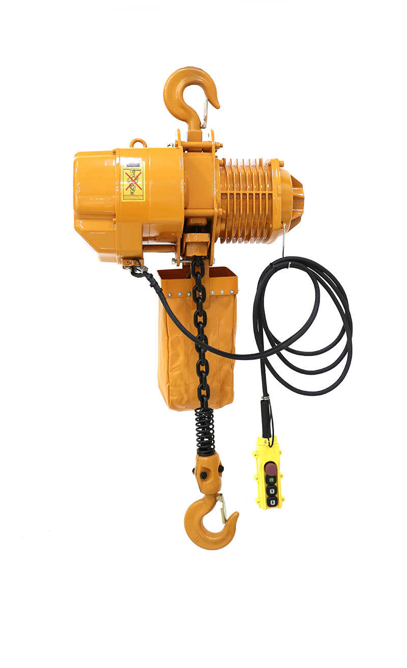 Double Hook Chain Hoist with Anti-Sway Trolley System