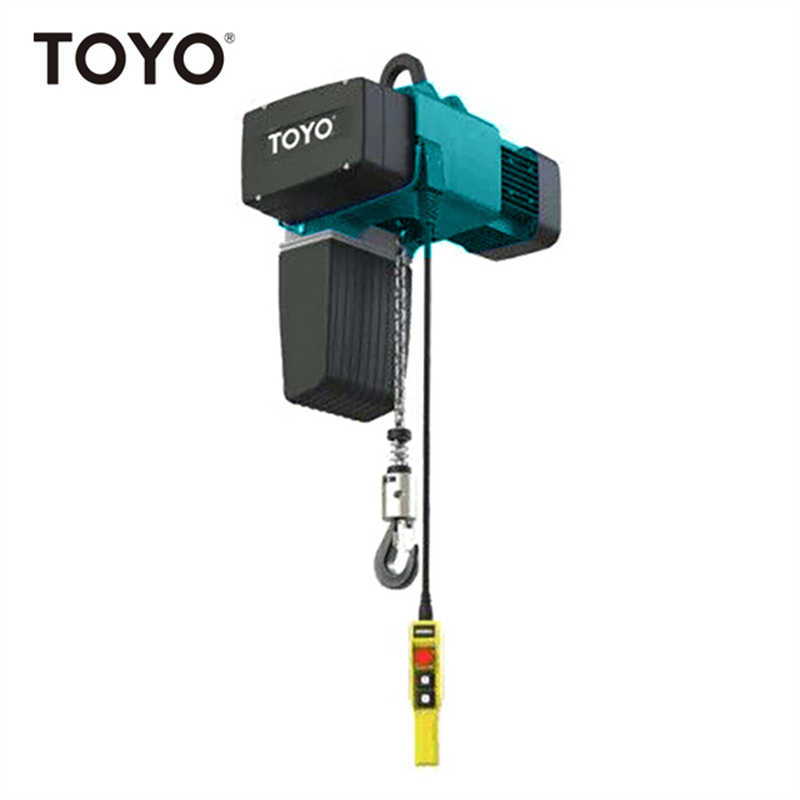 TOYO Factory Direct Electric Chain Hoist with Traveling Trolley